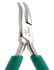 Excelta 2629D Precista 60deg Bent Nose Pliers, Serrated Jaws 4-1/2"