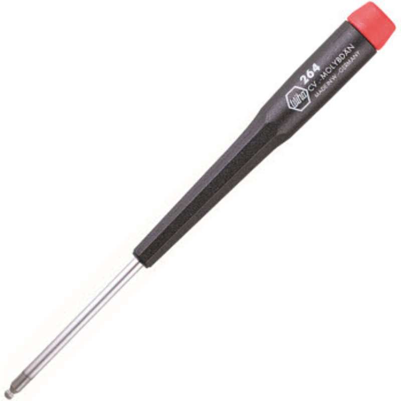 Wiha 26416 Precision Ball End Hex Screwdriver, 1/16" x 5.7"