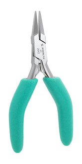 Excelta 2642 Stainless Steel Flat Nose Plier Smooth Jaws & Cushioned Grips