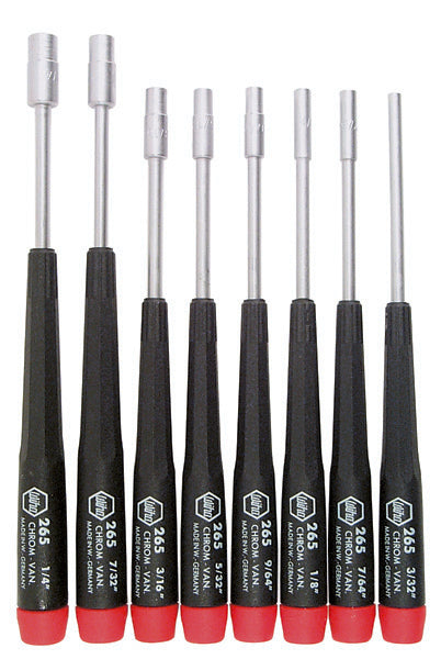 Wiha 26591 Precision Nut Driver, 8 Piece Set