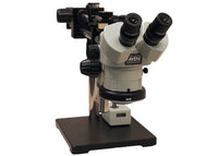 Aven 26800B-369 SPZ-50 Stereo Zoom Binocular Microscope On Stand Dabs & Integrated LED Ring Light