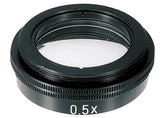 Aven 26800B-461 Auxiliary Objective Lens for Microscopes, 0.5x 