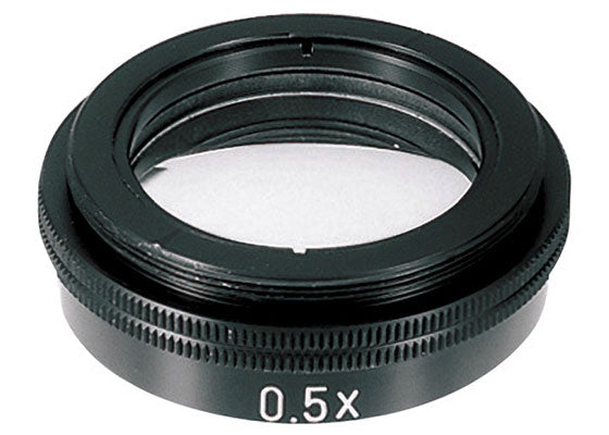 Aven 26800B-461 Auxiliary Objective Lens for Microscopes, 0.5x 