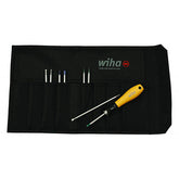 WIHA 26994 ESD Safe Drive Loc 4 Set with Slotted/Phillips/Torx Blades, 9 Pcs