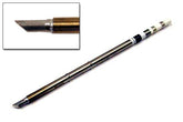 HAKKO T15-CF4 T15 Series 60° Face Tinned Beveled Solder Tip for FM-203/204/205/206 Iron, 4.00mm