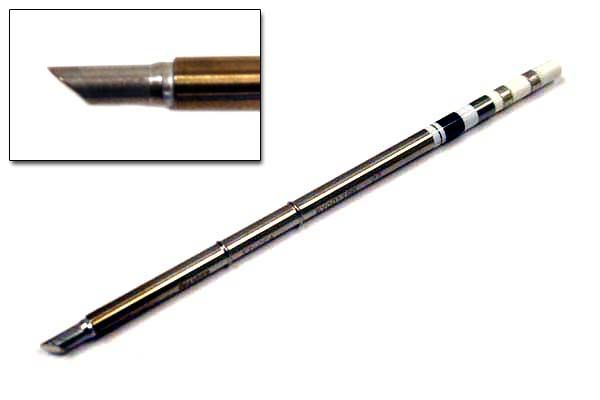 HAKKO T15-CF4 T15 Series 60° Face Tinned Beveled Solder Tip for FM-203/204/205/206 Iron, 4.00mm