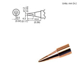 HAKKO T15-D12 Chisel Solder Tip for FM-203/204/205/206 Iron