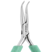 Excelta 2829D 60° Stainless Steel Bent Nose Plier, 5.75"