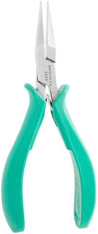 Excelta 2842 Excelta 2842 Economical Ergonomic Pliers Flat Nose Smooth Jaw with Ergonomic ESD-Safe Grips