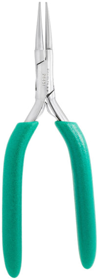 Excelta 2843L Stainless Steel Round Nose Plier, 6"