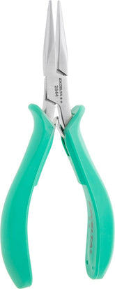Excelta 2844 ESD-Safe Chain Nose Pliers with Smooth Jaws