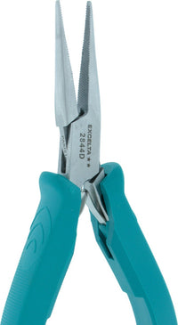 Excelta 2844D ESD-Safe Chain Nose Pliers with Serrated Jaws
