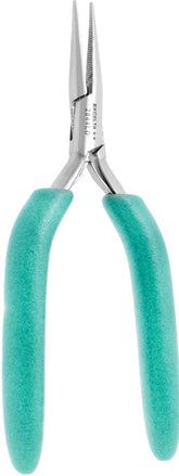 Excelta 2844LD Stainless Steel Chain Nose Plier Box Joint Serrated Jaws, 6
