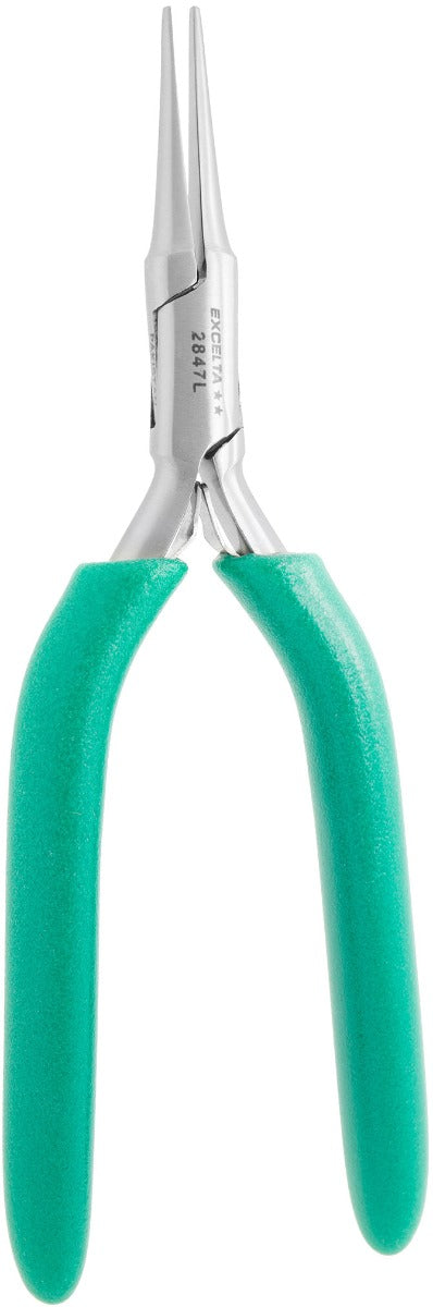 Excelta 2847L Needle Nose Pliers With Smooth jaw