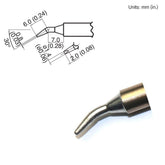 HAKKO T15-JD14 30° Bent Chisel Solder Tip