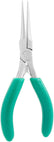 Excelta 2905 Stainless Steel Large Needle Bent Nose Plier, 5.5"
