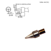 Hakko T15-XD15 T15 Series Chisel Soldering Tip, 1.5mm x 9.5mm for FM-2027/203/204/205/206