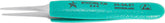 Excelta 2A-SA-ET ESD-Safe Ergo-Tweez Cushion Grip Tweezers With Tapered Tips, 3 Star, 5-1/4"