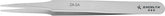 Excelta 2A-SA Neverust Stainless Steel Anti-Magnetic Tweezers, 3 Star, 4-3/4"