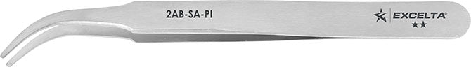 Excelta 2Ab-SA-PI Stainless Steel Anti-Magnetic Italian Tweezer, 4-1/2"