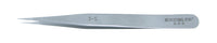 Excelta M-3-S Stainless Steel Tweezers with Straight Fine Tips 3 Star 2-3/4"