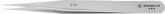 Excelta 3-SA Stainless Steel Anti-Magnetic Tweezers, 4-3/4"