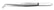 Excel 30415 Curved-Point Stainless Steel Tweezer, 6"