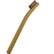 Gordon Brush 30B Scratch Brush with 1-3/8" Brass Bristles & a Plywood Handle, 7-3/4" Long