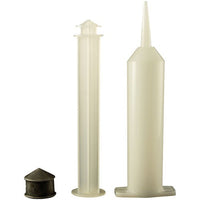 Jensen Global JG30MT-20 Lubricated Non-Calibrated Unassembled Syringe with Tapered Tip, 30CC, Clear, 20/Bag 