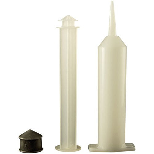 Jensen Global JG30MT-20 Lubricated Non-Calibrated Unassembled Syringe with Tapered Tip, 30CC, Clear, 20/Bag 