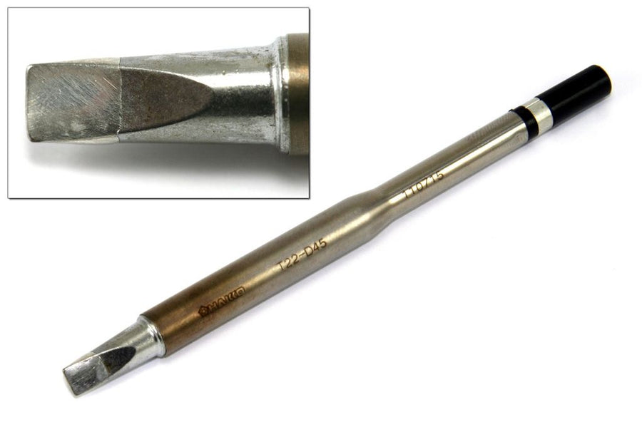 HAKKO T22-D45 Chisel Solder Tip for FM-2030 Iron, 15mm x 4.5mm
