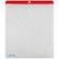 Menda 34454 ESD-Safe Clear Shop Traveler with Red Header & Zip Top, 10x12, Pack of 10