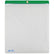 Menda 34456 ESD Clear Shop Traveler with Green Header, 10" x 12", Pack of 10