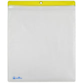 Menda 34457 ESD-Safe Clear Shop Traveler with Yellow Header, 10" x 12", Pack of 10