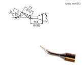 HAKKO T15-JS02 30° Bent Conical Solder Tip for FM-203/204/205/206 Iron