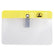 Menda 35011 ESD-Safe Horizontal Clip-On Badge Holder, 3-7/8" x 3-11/16"