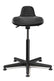 Bevco 3505 Polyurethane Seat, Sit Stand, Black Polyurethane Base, Mushroom Glides, 22"-32" Height