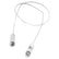 Menda 35108 ESD-Safe Breakaway Vinyl Neck Strap Lanyard [37in]
