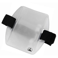 Menda 35193 ESD-Safe Clear Arm Badge Holder with Adjustable Hook & Loop Strap