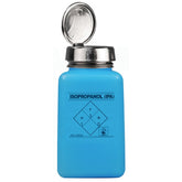 Menda 35299 One-Touch durAstatic HDPE IPA Printed Bottle, Blue [6oz]
