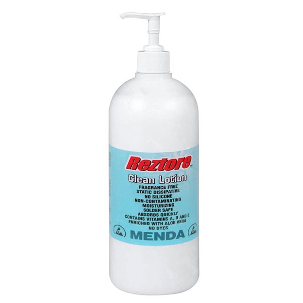 Menda 35667 Reztore ESD Safe Hand Lotion, Unscented, 32 oz Pump Bottle