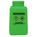 Menda 35737 DurAstatic Dissipative HDPE Green Square Bottle, GHS Label with "Isopropanol", 6 oz