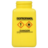 Menda 35738 HDPE DuraStatic HCS Label Isopropanol Printed Dispensing Bottle, 6 Oz