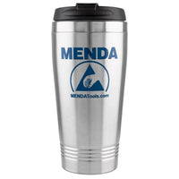 Menda 35893 Stainless Steel Drinking Cup with Screw-On Lid [16oz]