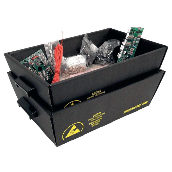 Protektive Pak 37622 ESD-Safe Transportation & Storage Nesting Tote