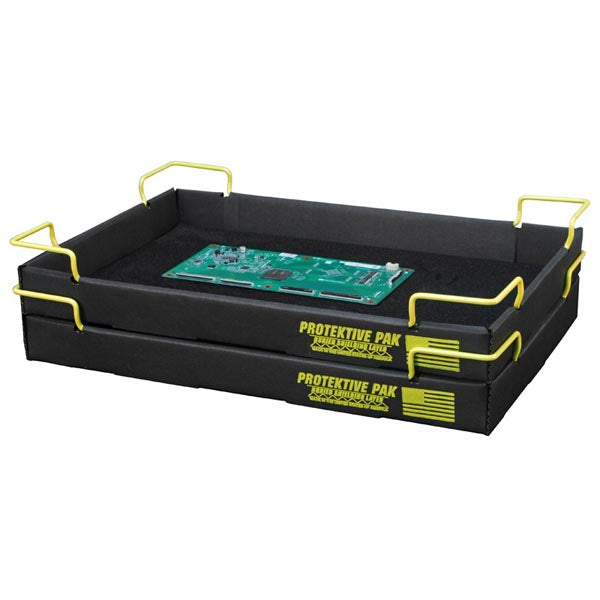 Protektive Pak 37760 Stacking Board Handler Super Tek-Tray, with Wire Frames