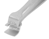 Excelta 391-SA-PI Stainless/Anti-Magnetic Three Tooth Wafer Tweezer, 4.75"