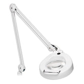 O.C. White EM-45-W 3 Diopter Magnifer with 45 Reach & Clamp Base White