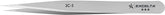 Excelta 3C-S Stainless Steel Anti-magnatic Straight Tweezers, 4.25"
