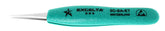 Excelta 3C-SA-ET Anti-Magnetic Stainless Steel Tweezer with Ergo-Tweeze, Very Fine Point Tip, 4-3/4"